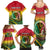 Personalised Vanuatu Family Matching Summer Maxi Dress and Hawaiian Shirt Yumi 44 Hapi Independens Dei - Reggae Version