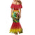 Personalised Vanuatu Mermaid Dress Yumi 44 Hapi Independens Dei - Reggae Version