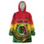 Personalised Vanuatu Wearable Blanket Hoodie Yumi 44 Hapi Independens Dei - Reggae Version