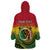 Personalised Vanuatu Wearable Blanket Hoodie Yumi 44 Hapi Independens Dei - Reggae Version