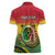 Personalised Vanuatu Women Polo Shirt Yumi 44 Hapi Independens Dei - Reggae Version