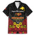 Papua New Guinea Independence Day Family Matching Puletasi and Hawaiian Shirt PNG Bird of Paradise 49th Anniversary