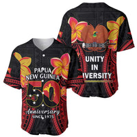 Papua New Guinea Independence Day Baseball Jersey PNG Since 1975 LT14 - Polynesian Pride