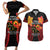 Papua New Guinea Independence Day Couples Matching Short Sleeve Bodycon Dress and Hawaiian Shirt PNG Since 1975