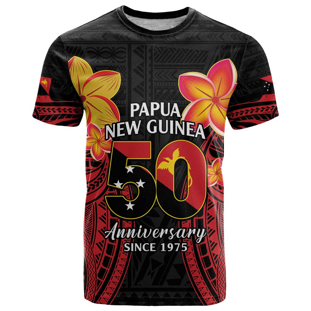 Papua New Guinea Independence Day T Shirt PNG Since 1975 LT14 Black - Polynesian Pride