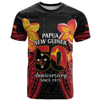 Papua New Guinea Independence Day T Shirt PNG Since 1975 LT14 Black - Polynesian Pride