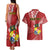 Personalised Tonga Independence Day Couples Matching Tank Maxi Dress and Hawaiian Shirt Happy 54th Independence Anniversary Ngatu Pattern