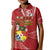 Personalised Tonga Independence Day Kid Polo Shirt Happy 54th Independence Anniversary Ngatu Pattern