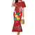 Personalised Tonga Independence Day Mermaid Dress Happy 54th Independence Anniversary Ngatu Pattern