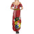 Personalised Tonga Independence Day Summer Maxi Dress Happy 54th Independence Anniversary Ngatu Pattern