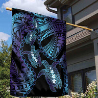 Polynesia Sea Turtle Day Garden Flag Tribal Honu Plumeria Polynesian Pattern LT14 - Polynesian Pride
