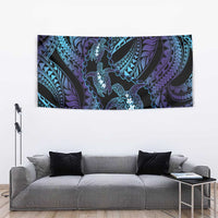Polynesia Sea Turtle Day Tapestry Tribal Honu Plumeria Polynesian Pattern LT14 - Polynesian Pride