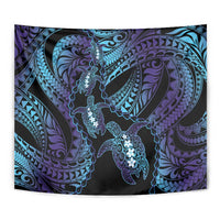 Polynesia Sea Turtle Day Tapestry Tribal Honu Plumeria Polynesian Pattern LT14 - Polynesian Pride