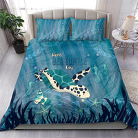 World Sea Turtle Day Polynesia Bedding Set Go With The Flow LT14 - Polynesian Pride