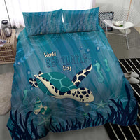 World Sea Turtle Day Polynesia Bedding Set Go With The Flow LT14 - Polynesian Pride