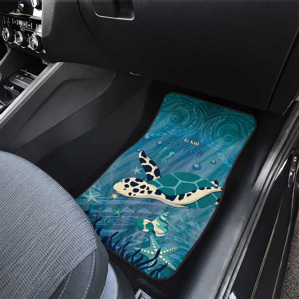 World Sea Turtle Day Polynesia Car Mats Go With The Flow LT14 - Polynesian Pride