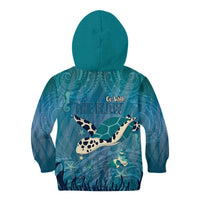 World Sea Turtle Day Polynesia Kid Hoodie Go With The Flow LT14 - Polynesian Pride