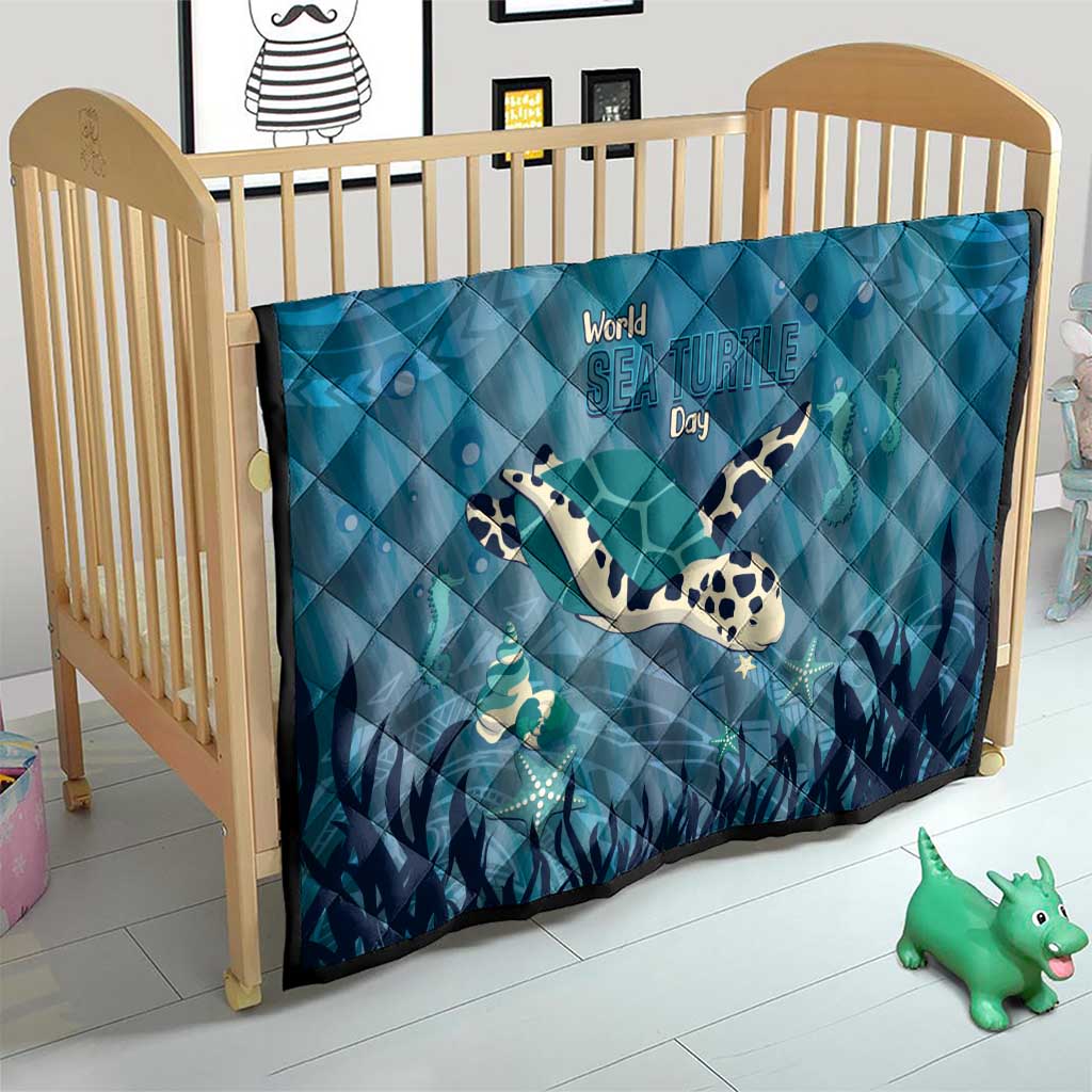 World Sea Turtle Day Polynesia Quilt Go With The Flow LT14 - Polynesian Pride