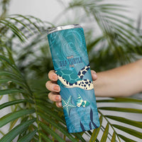 World Sea Turtle Day Polynesia Skinny Tumbler Go With The Flow LT14 - Polynesian Pride
