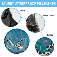 World Sea Turtle Day Polynesia Spare Tire Cover Go With The Flow LT14 - Polynesian Pride