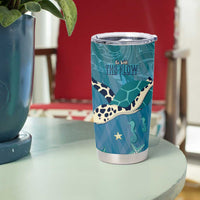 World Sea Turtle Day Polynesia Tumbler Cup Go With The Flow LT14 - Polynesian Pride