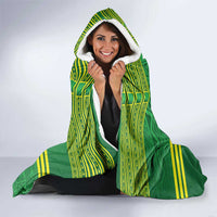 Personalized Manu'a Cession Day Hooded Blanket Tropical Flowers With Polynesian Pattern LT14 - Polynesian Pride