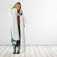Personalized Manu'a Cession Day Hooded Blanket Tropical Flowers With Polynesian Pattern LT14 - Polynesian Pride