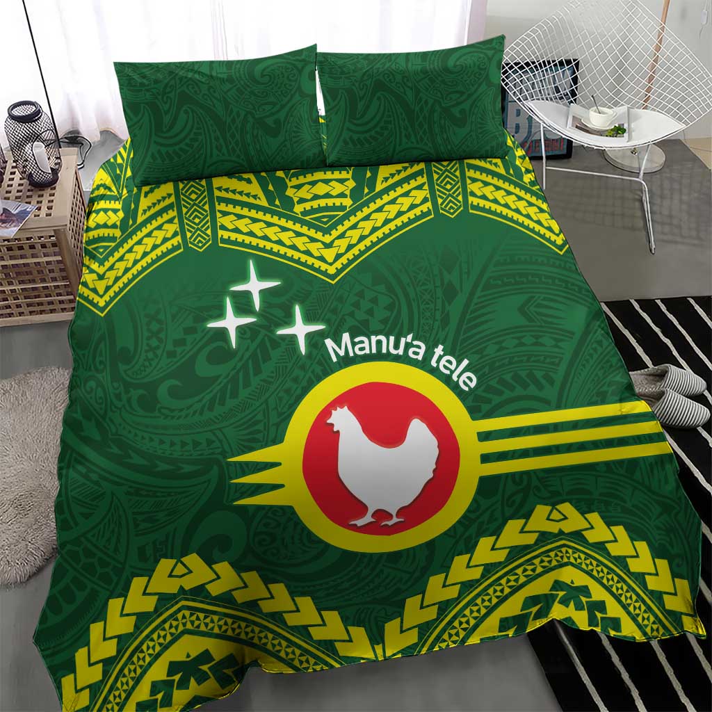 Manu'a Flag Day Bedding Set Polynesian Pattern National Color Proud LT14 - Polynesian Pride