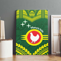Manu'a Flag Day Canvas Wall Art Polynesian Pattern National Color Proud LT14 - Polynesian Pride