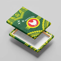Manu'a Flag Day Canvas Wall Art Polynesian Pattern National Color Proud LT14 - Polynesian Pride