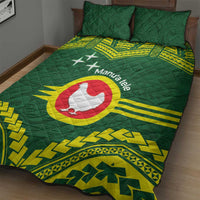 Manu'a Flag Day Quilt Bed Set Polynesian Pattern National Color Proud LT14 - Polynesian Pride
