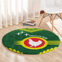Manu'a Flag Day Round Carpet Polynesian Pattern National Color Proud LT14 - Polynesian Pride