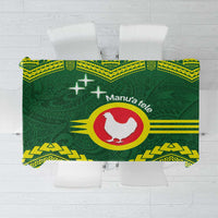 Manu'a Flag Day Tablecloth Polynesian Pattern National Color Proud LT14 Green - Polynesian Pride