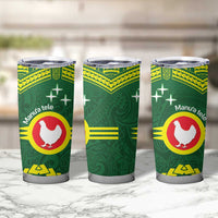 Manu'a Flag Day Tumbler Cup Polynesian Pattern National Color Proud LT14 - Polynesian Pride