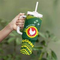 Manu'a Flag Day Tumbler With Handle Polynesian Pattern National Color Proud LT14 - Polynesian Pride