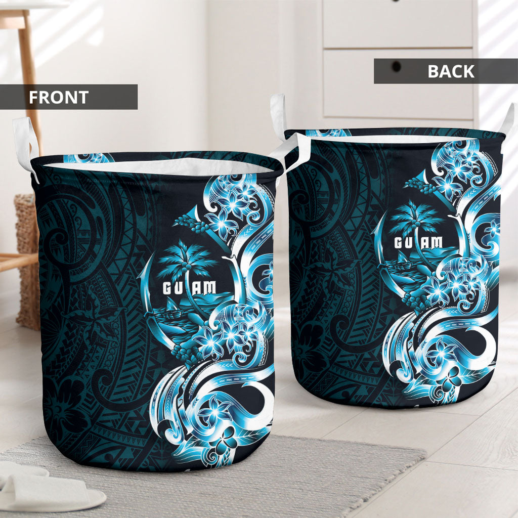 Asut Guam Chamorro Laundry Basket Guahan Seal Tattoo LT14 - Polynesian Pride