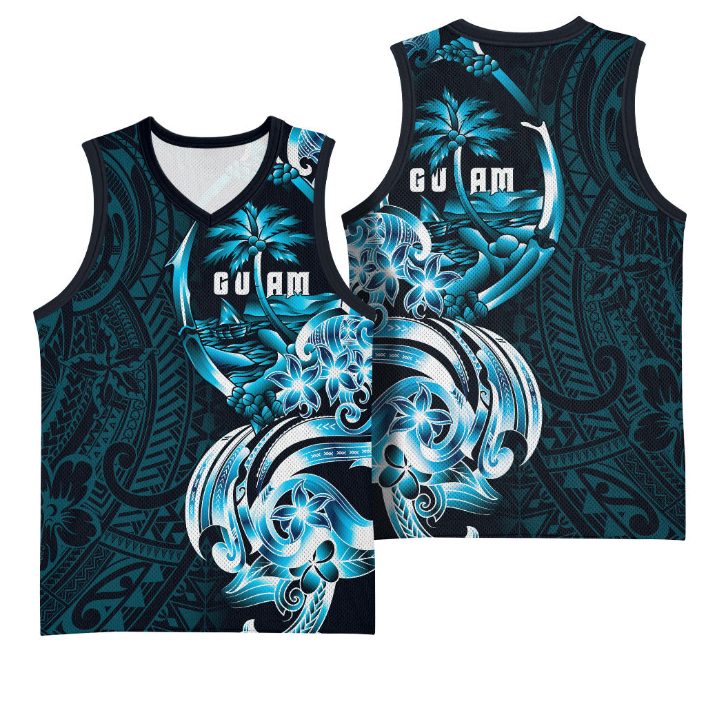 Asut Guam Chamorro Basketball Jersey Guahan Seal Tattoo LT14 - Polynesian Pride