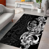 Attelong Guam Chamorro Area Rug Guahan Seal Tattoo LT14 - Polynesian Pride