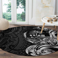 Attelong Guam Chamorro Round Carpet Guahan Seal Tattoo LT14 - Polynesian Pride