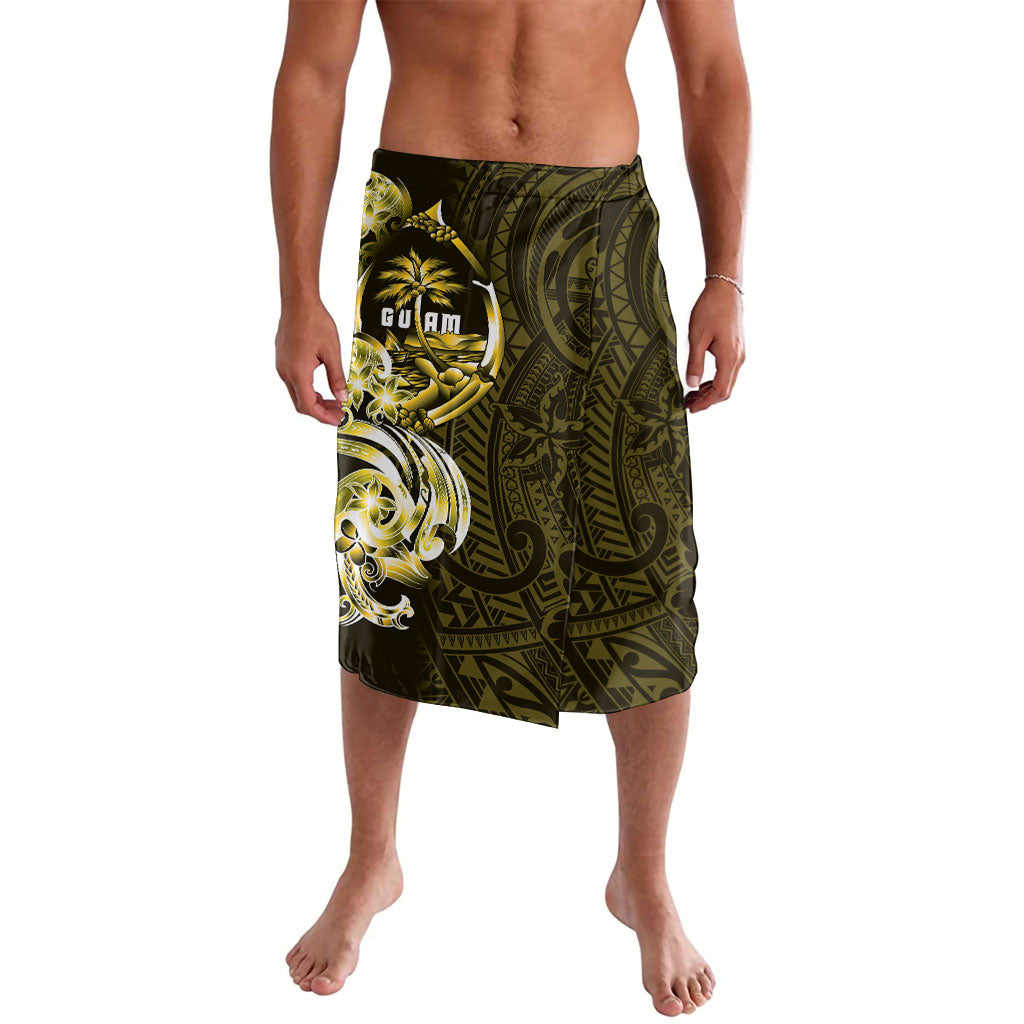 Amariyu Guam Chamorro Lavalava Guahan Seal Tattoo LT14 Yellow - Polynesian Pride