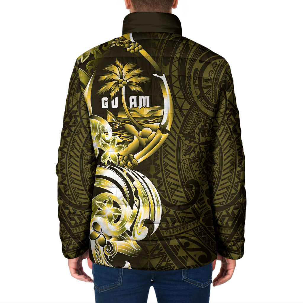 Amariyu Guam Chamorro Padded Jacket Guahan Seal Tattoo LT14 - Polynesian Pride