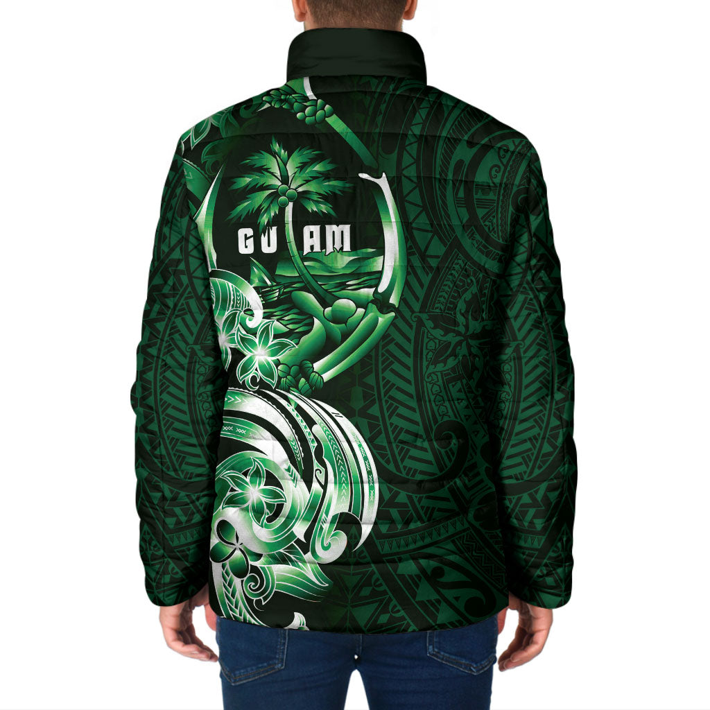 Betde Guam Chamorro Padded Jacket Guahan Seal Tattoo LT14 - Polynesian Pride