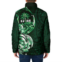 Betde Guam Chamorro Padded Jacket Guahan Seal Tattoo LT14 - Polynesian Pride