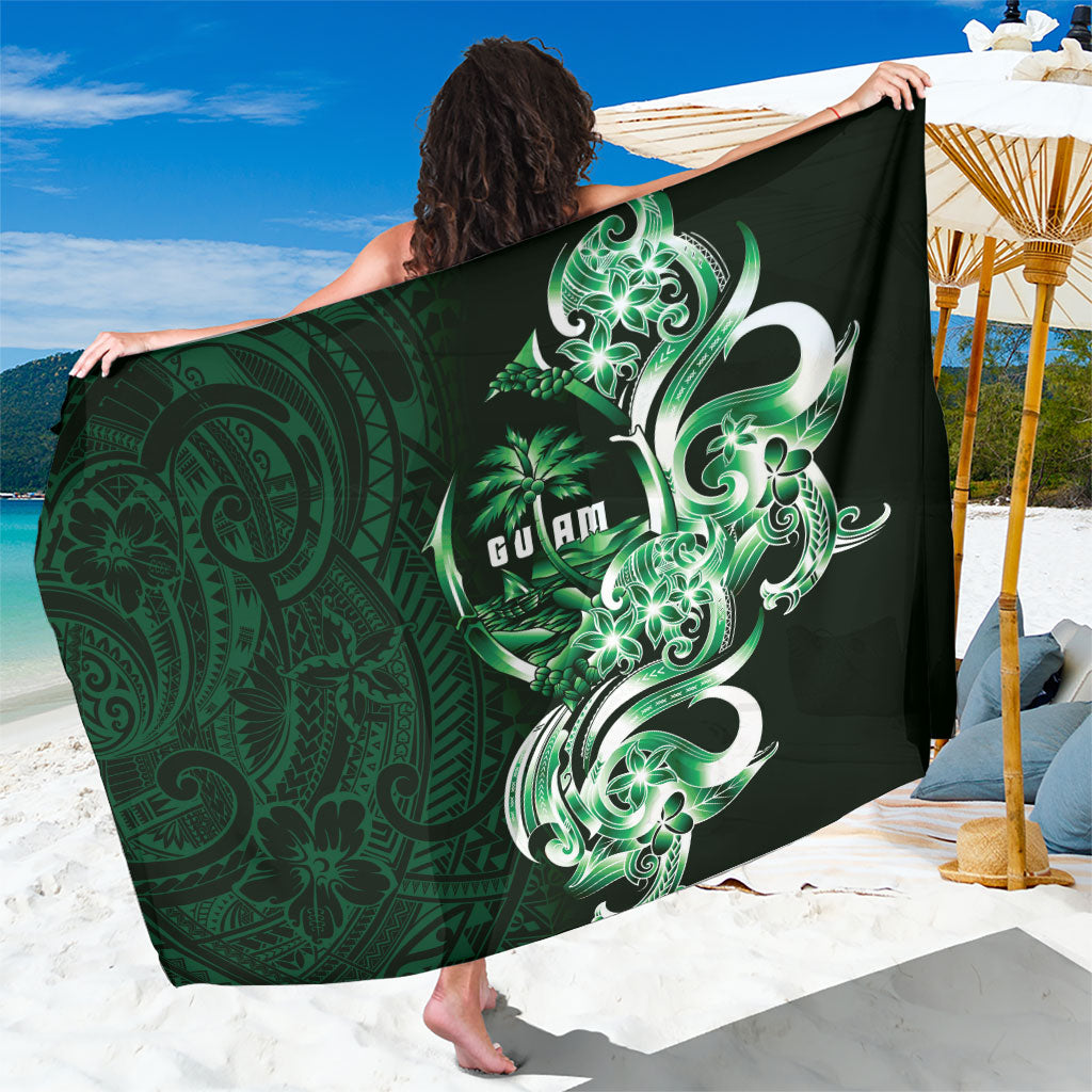 Betde Guam Chamorro Sarong Guahan Seal Tattoo LT14 One Size 44 x 66 inches Green - Polynesian Pride