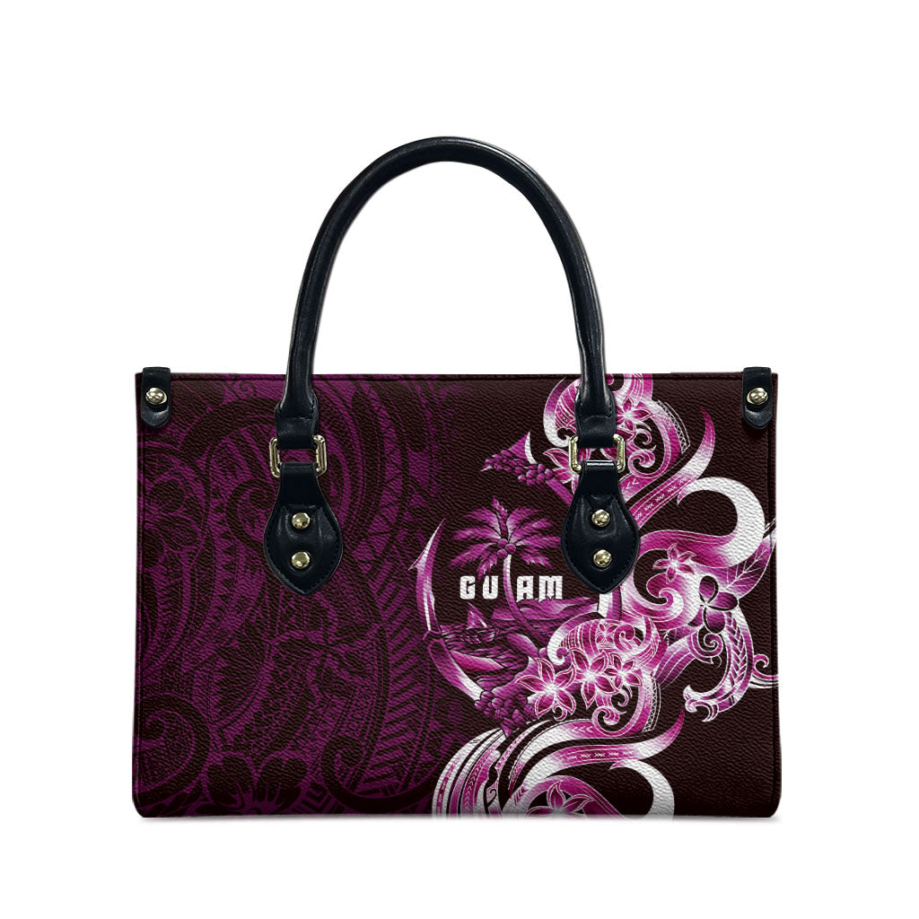 Kulot Di Rosa Guam Chamorro Leather Bag Guahan Seal Tattoo LT14 - Polynesian Pride