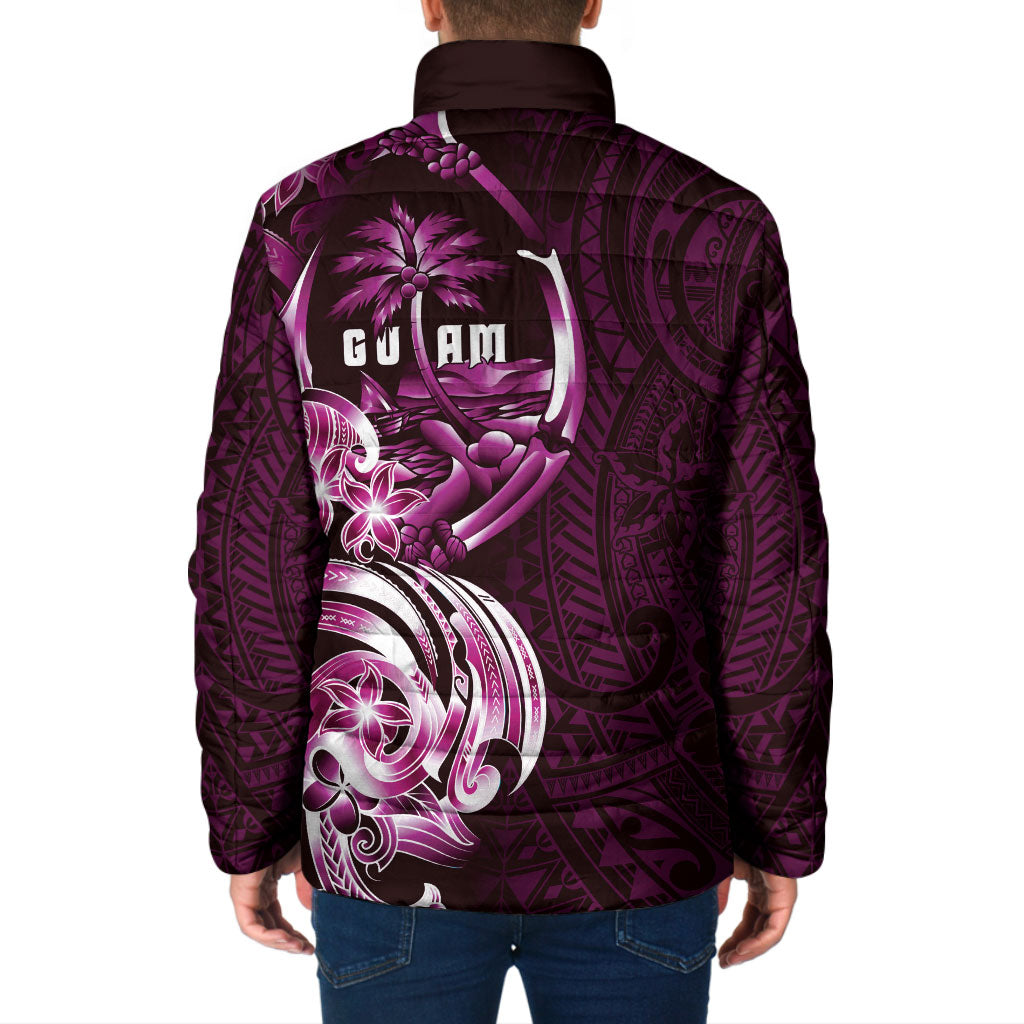 Kulot Di Rosa Guam Chamorro Padded Jacket Guahan Seal Tattoo LT14 - Polynesian Pride