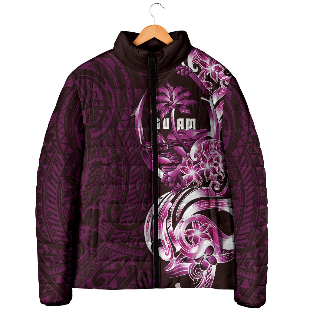 Kulot Di Rosa Guam Chamorro Padded Jacket Guahan Seal Tattoo LT14 - Polynesian Pride