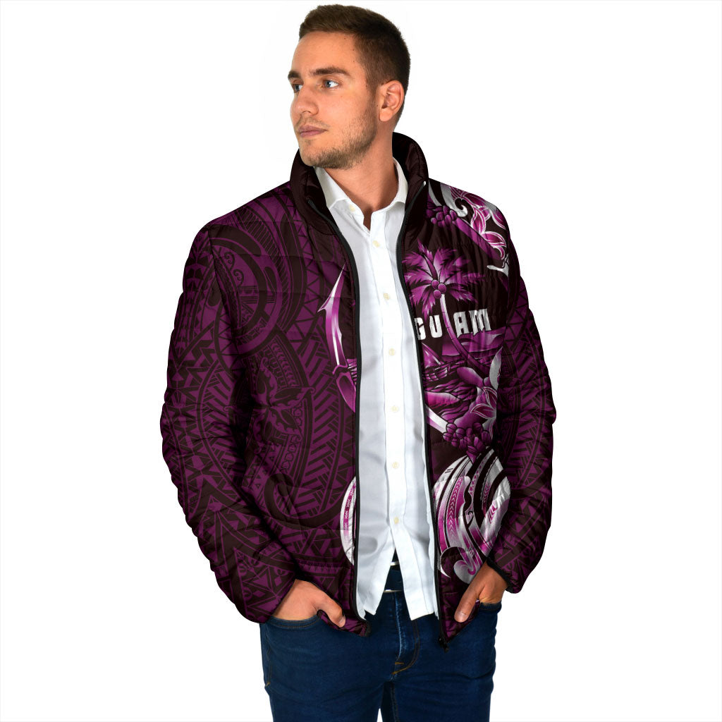 Kulot Di Rosa Guam Chamorro Padded Jacket Guahan Seal Tattoo LT14 - Polynesian Pride