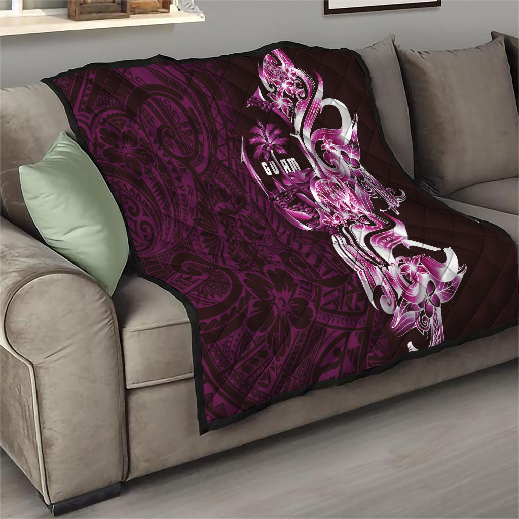 Kulot Di Rosa Guam Chamorro Quilt Guahan Seal Tattoo LT14 - Polynesian Pride