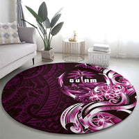 Kulot Di Rosa Guam Chamorro Round Carpet Guahan Seal Tattoo LT14 - Polynesian Pride